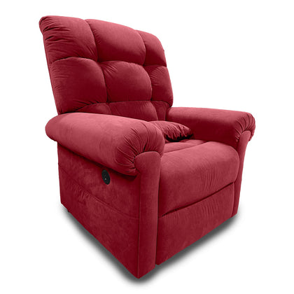 Journey Perfect Sleep Chair 2-Zone in Microlux Burgundy