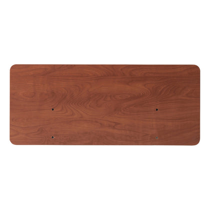 One Drive 35" Brownlee Woods bed end in Cherry, the flat top shape. The set is a headboard and a footboard