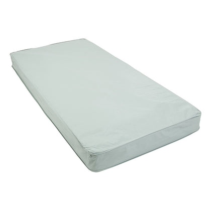 The Drive innerspring mattress 15006 in its light green vinyl cover