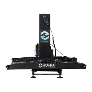 Harmar AL600 Classic hybrid platform lift, front view with the platform folded