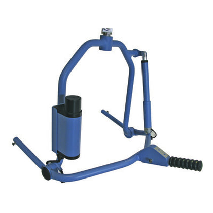 Hoyer Adaptive Power Cradle with its battery, actuator and hand control in the handle