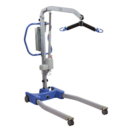 Hoyer Advance electric folding patient lift with its 6-point spreader bar