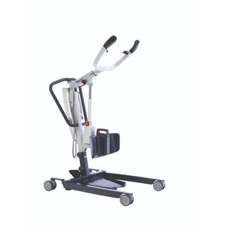 Invacare ISA Compact stand assist lift, three-quarter view