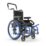 Motion Composites Helio Kids A in Sapphire Blue, front three quarter view
