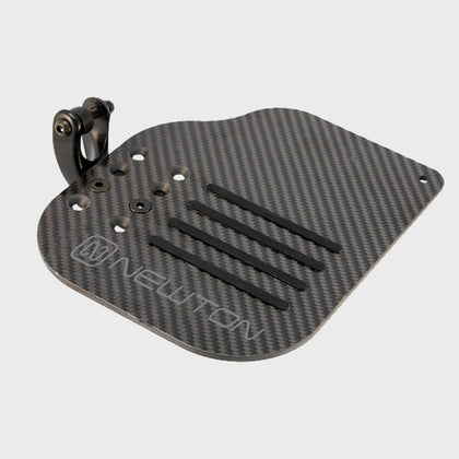 Newton carbon fiber footplate with rubber inserts