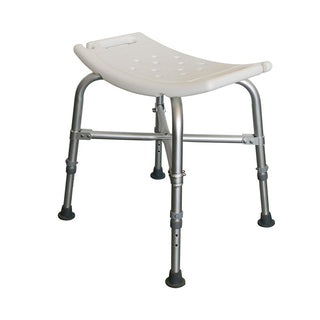 NOKA 1027HD heavy duty shower chair, three-quarter view from the front right