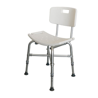 NOKA 1037HD heavy duty shower chair, three-quarter view from the front right