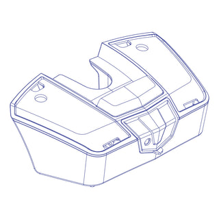 Pride Go Go Endurance AL+ 16Ah Lithium Battery, part BAT2201062, Pride parts illustration