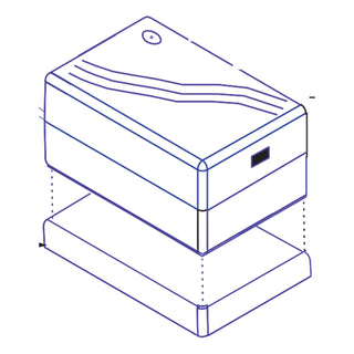 Pride VivaLift Lithium Battery Backup, part BAT1707202, Pride parts illustration