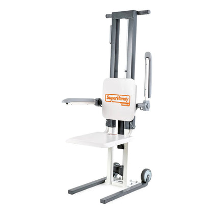 SuperHandy GoRise FS floor to stand lift with the seat lowered