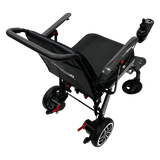 ComfyGo IQ-Carbon from above and behind, showing the seat and the LCD joystick