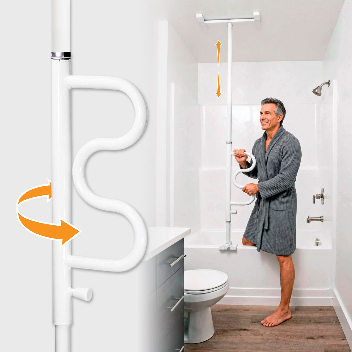 Stander Wonder Bathtub Pole, product photograph