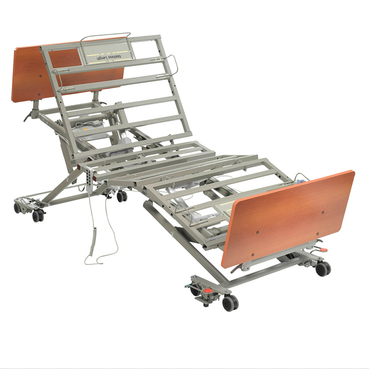 Drive Prime Care P703 bed with the head section raised