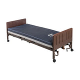 The bed with a mattress fitted, which is ordered separately