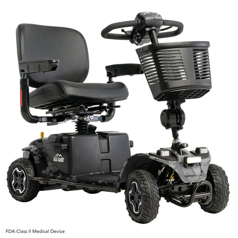 Pride Baja Bandit in Black Camo, right three-quarter view
