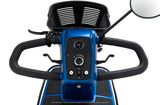 Pride Maxima 3-Wheel delta tiller, overhead closeup