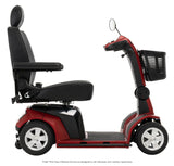 Pride Maxima 4-Wheel in Matte Garnet Red, right profile view