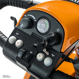 Pride Pursuit 2 console and adjustable tiller detail
