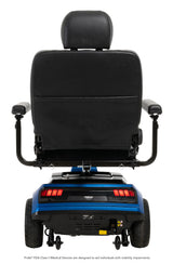 Pride Maxima 3-Wheel in Matte Ocean Blue, rear beauty view