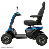 Pride Baja Wrangler 2 in True Blue, left profile view