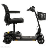 Pride Go Go Elite Traveller 2 Platinum in Black, right side profile view