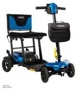 Pride Go Go Super Portable in True Blue, right three-quarter view