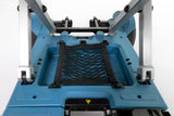 Storage in the Pride i-Go base with cargo net