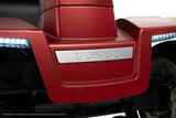 Pride Maxima front nameplate detail