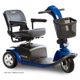 Pride Victory 10 3-Wheel in Viper Blue, right-facing three-quarter view