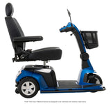 Pride Maxima 3-Wheel in Matte Ocean Blue, right profile view