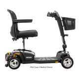 Pride Go Go Endurance Li 4-Wheel in Euro Grey, right profile view