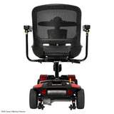 Pride Go Go Elite Traveller 2 Platinum in Cardinal Red, rear view