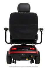 Pride Maxima 4-Wheel in Matte Garnet Red, rear beauty view