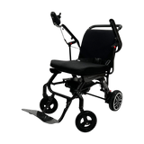ComfyGo IQ-Carbon with the joystick armrest flipped up for a side transfer
