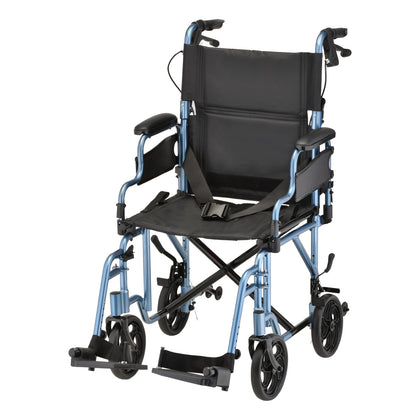 Nova Transport Chair with Hand Brakes and Flip-Up Arms 350B MAIN