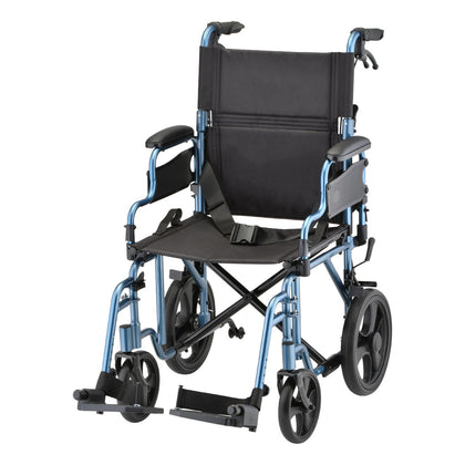 Nova Transport Chair with Hand Brakes and 12 inch Wheels 353B MAIN