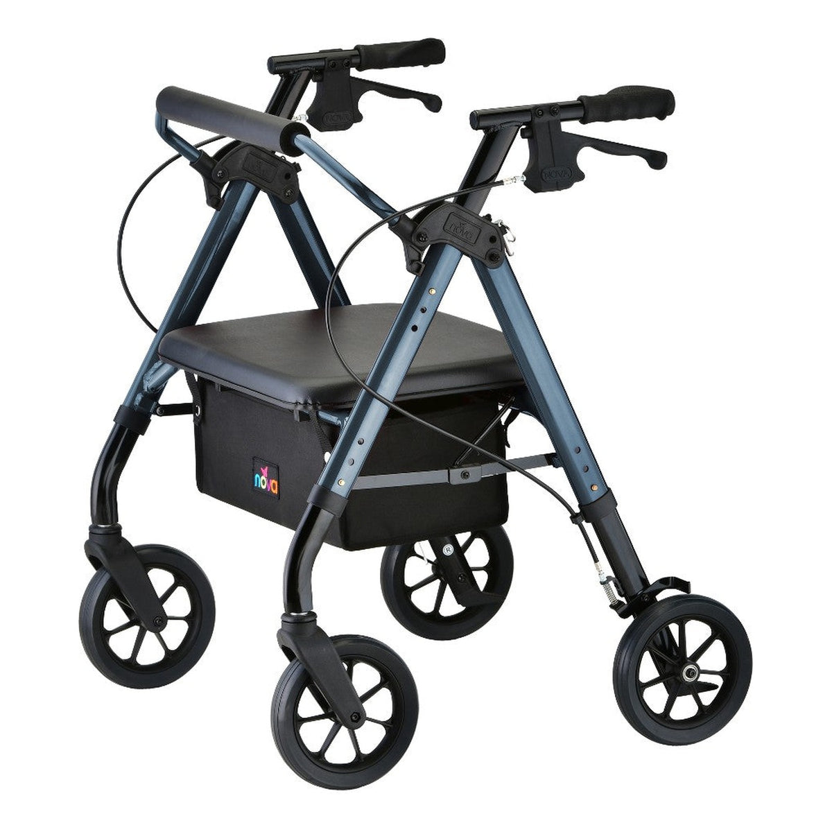 Nova Star Heavy Duty Rollator, Petite / Blue, item 4279BL