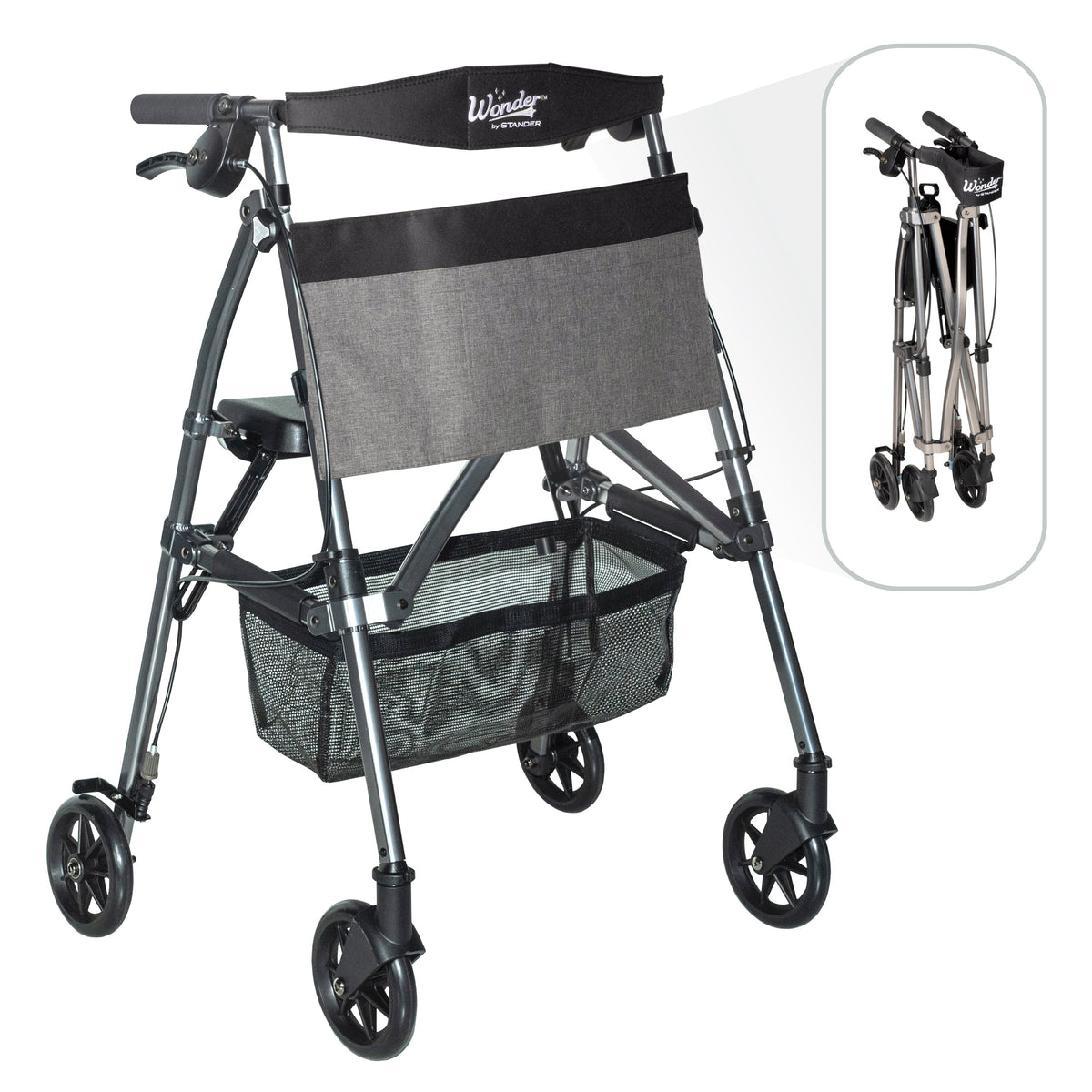 Wonder Rollator, 4350-BW