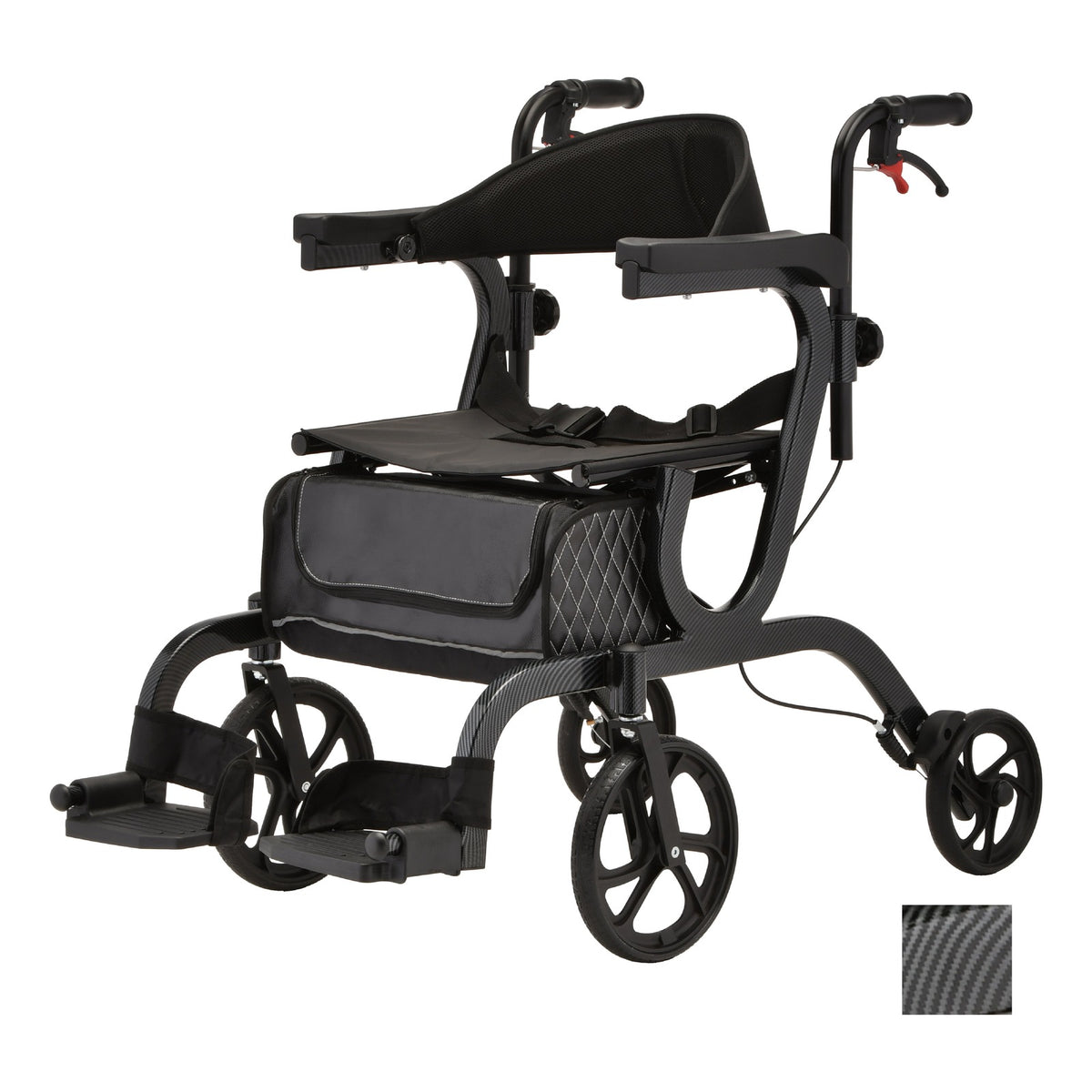 Nova Gemini 2 in 1 Rollator Transport Chair 4500BK MAIN