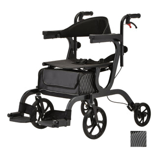 Nova Gemini 2 in 1 Rollator Transport Chair 4500BK MAIN