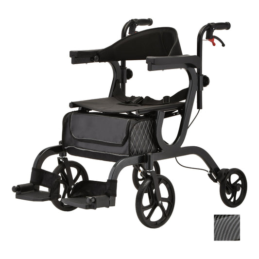 Nova Gemini 2 in 1 Rollator Transport Chair 4500BK MAIN