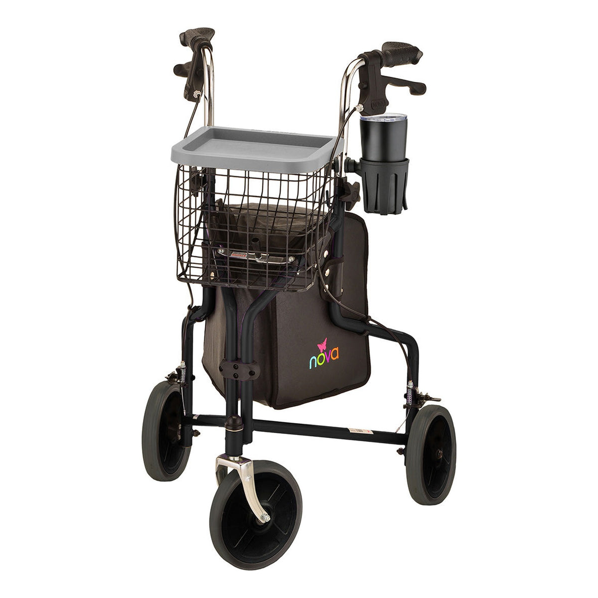 Nova Traveler 3 Wheel Rolling Walker 4900BK MAIN