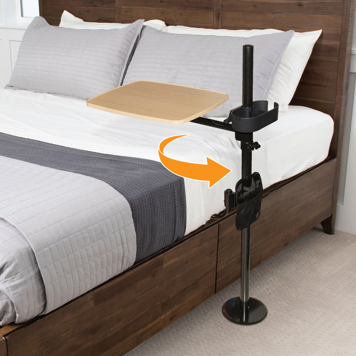Stander EZ Swivel Overbed Table, product photograph