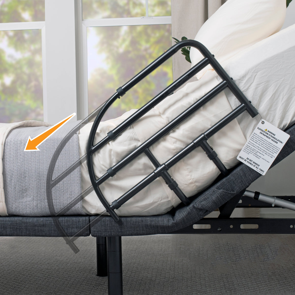 Stander Wonder Bed Rail for Adjustable Beds, product photograph