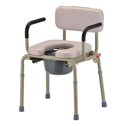 Nova Padded Drop Arm Commode 8901W MAIN