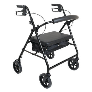 Protekt Heavy Duty Bariatric Rollator, three-quarter view