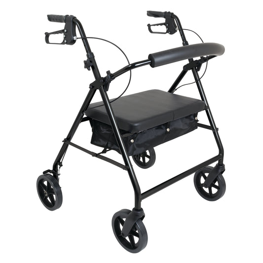 Protekt Heavy Duty Bariatric Rollator, three-quarter view
