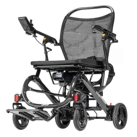 Drive CarbonTouch Power Wheelchair, three-quarter view