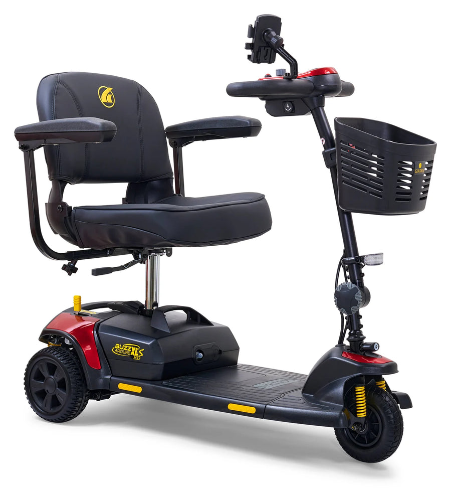 Golden Buzzaround XLSHD 3-Wheel: GB121 SHZ RED LEFT TURN