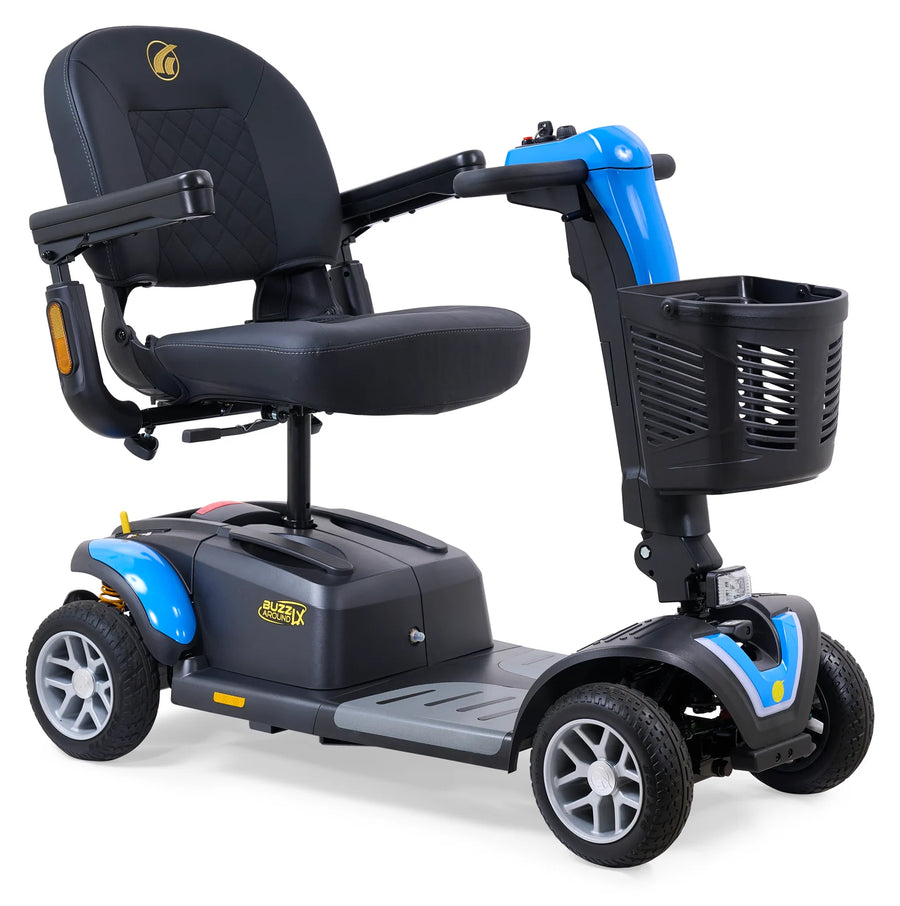 Golden Buzzaround LX 4-Wheel: GB149 Blue Left Turn